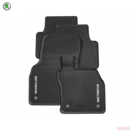 Коврики салона оригинальные для Skoda Octavia А8 (2020-2025) № 5E4061500