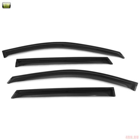 Дефлекторы окон для Hyundai Santa Fe (2012-2018) № R82222W400