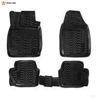 Коврики салона (3D с подпятником) для Ford Fiesta (2014-2017) с высоким бортом № ACM-PS-27