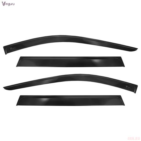 Дефлекторы боковых окон Vinguru для Lada (ВАЗ) Largus (2012-2025) № AFV26812