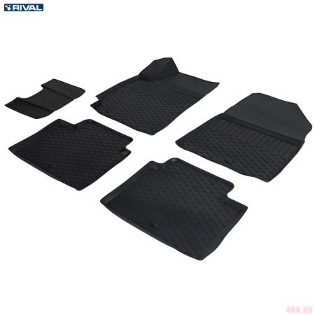 Коврики салона для Hyundai Elantra (2021-2025) № 12301003