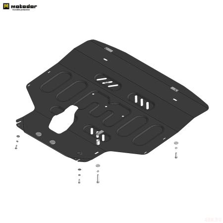 Защита двигателя и КПП для SWM G05 Pro (2023-2025) № 75101