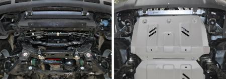 Защита радиатора для Foton Tunland 4WD (2017-2018) № 333.4401.1