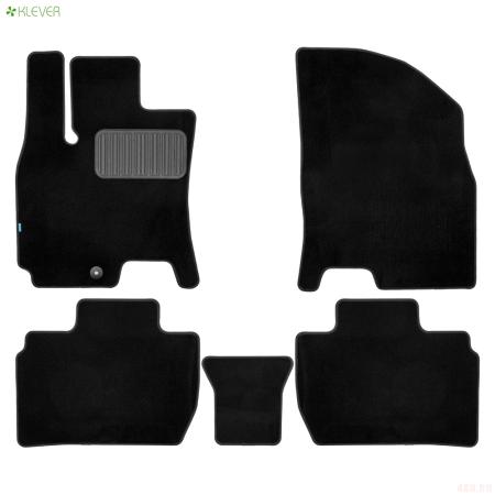 Коврики салона текстильные Premium для Baic U5 (2023-2024) 5 шт. № KLEVER0512500122110kh