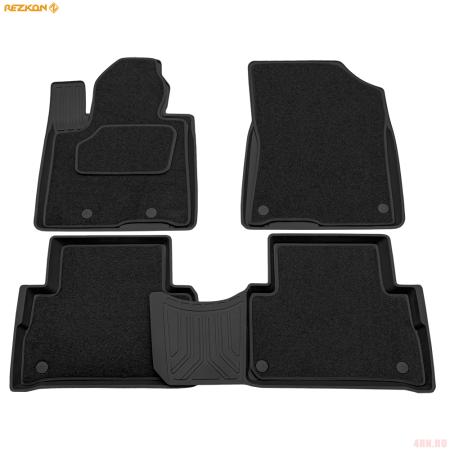 Коврики салона резиновые Transformer для Kia Sorento (2020-2025) Ser.S № 3021025500