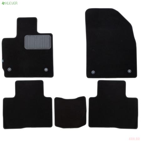Коврики салона текстильные Premium для CHERYEXEED TXL (2020-2025) 5 шт. № KLEVER031060122110kh