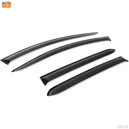 Дефлекторы окон AutoFlex для Lada (ВАЗ) Vesta универсал Cross (2017-2025) № 860113