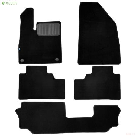 Коврики салона текстильные Premium для GAC GS8 (2021-2023) 5 шт. № KLEVER0510500222110kh
