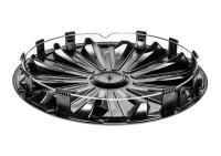 Колпаки колесные MICHELIN 14", "Космо", серебристо-черные, 4 шт. № 300270