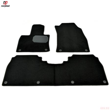 Коврики салона текстильные для Hongqi EHS9 (4 места + 1,2 ряд 6-ти местной) (2020-2025) № NPA01-VTe302-180