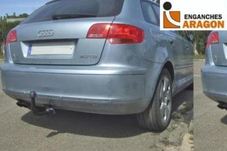 Фаркоп Aragon быстросъемный для Skoda Octavia A5 (вкл. Scout, /искл. Tipo 1U, RS) универсал, хэтчбек 5дв. (2004-2009) № E0402BV