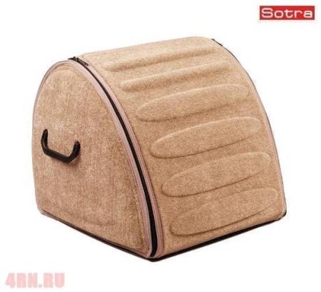 Сумка Lux Boot в багажник высокая бежевая FRMS (44х39х35 см)