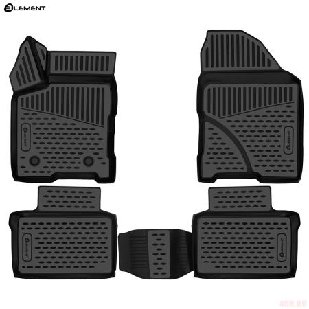 Коврики 3D салона для Lada (ВАЗ) Vesta (2022-2025) № ELEMENT3DA67321210k