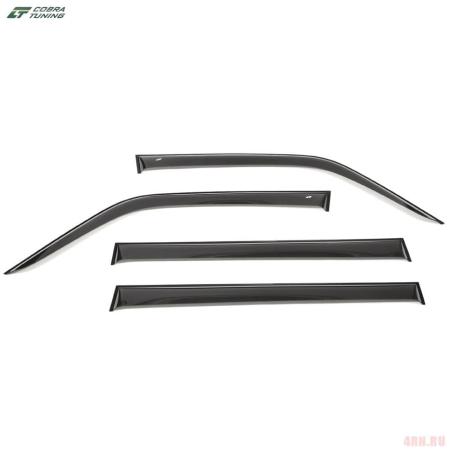 Дефлекторы окон Cobra для Toyota Land Cruiser Prado 90 (1996-2002) № T22596
