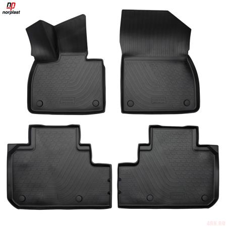 Коврики салона для LiXiang L9 (2022-2025) (1,2 ряд) № NPA11-C483-420