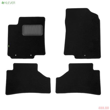 Коврики салона Klever текстильные Premium для Kia Rio седан, хэтчбек (2011-2016) № KVR02253901210kh