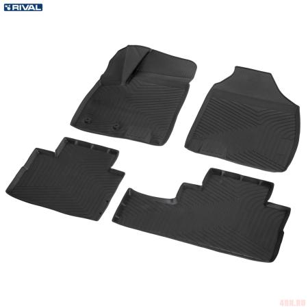 Коврики салона для Jetour Dashing (2022-2025) № 10601001