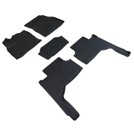 Коврики салона с высоким бортом для Toyota Land Cruiser 300 (2021-2025) № 96528