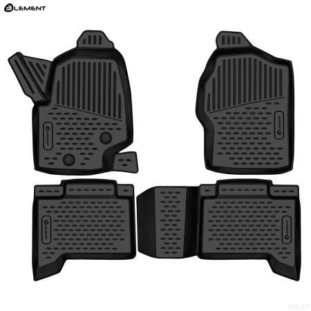 Коврики салона 3D для Baic BJ40 (2023-2024) № ELEMENT3DAN0609210k