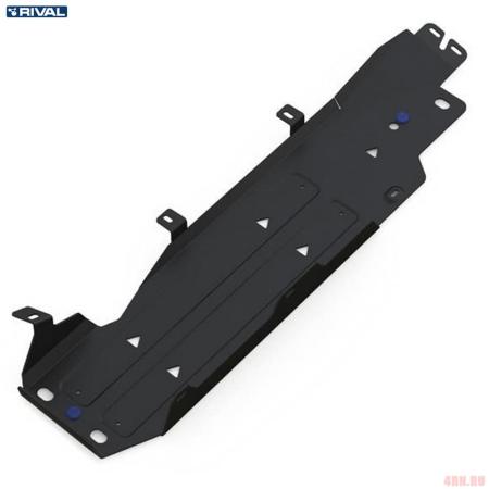 Защита топливного бака для Jeep Wrangler JK 4дв. АКПП (2007-2017) № 222.2724.1