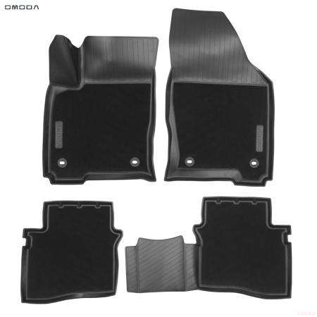 Коврики салона комбинированные оригинальные для Omoda S5 (2022-2025) № NPCM002CCO02