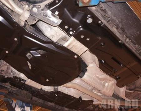 Защита днища для Mercedes M-Class ML350 (W166) (2011-2015) 5 частей № 13.06k