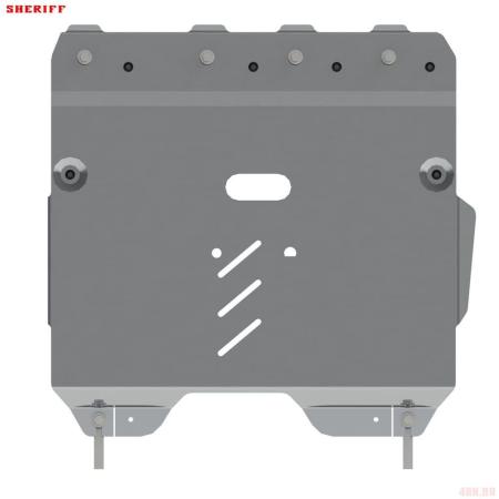 Защита картера и КПП для Ford Explorer Для установки со штатной защитой Police shield (2014-2015) № 08.2824 V2