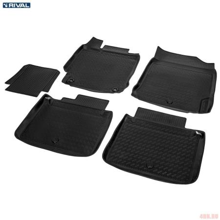 Коврики салона Rival для Toyota Camry XV50 седан (2014-2017) № 15701002