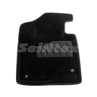 Изображение коврики салона 3d текстильные для hyundai santa fe (2012-2018) бежевые № 84117