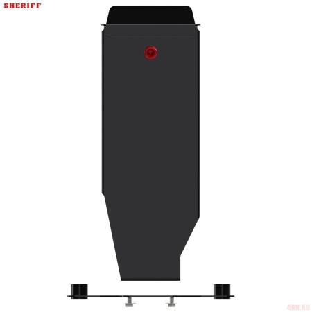 Защита редуктора для Volkswagen Touareg (2008-2010) № 26.1604