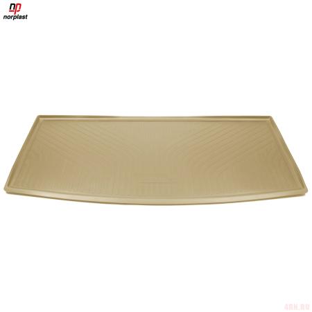 Коврик багажника для Cadillac Escalade (2020-2025) (разложенный 3-й ряд) бежевый № NPA00-T10-361-1-B