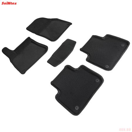 Коврики салона Eva 3D "соты" для Volkswagen Touareg (2018-2025) № 95430