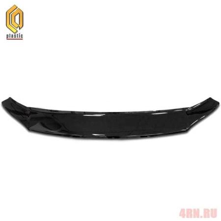 Дефлектор капота CA Plastic Classic черный для Nissan NV200 (2009-2025) № 2010010110741