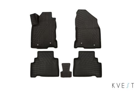 Коврики в салон 3D Kvest для Lexus NX (2014-2021) № KVESTLEX00003K1