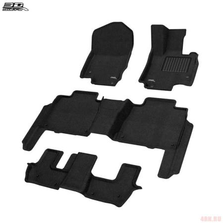 Коврики салона Liner 3D Lux для Mercedes GLS-Class (X167) (2019-2025) (7-мест, б/подстак.) № ST 74-00738