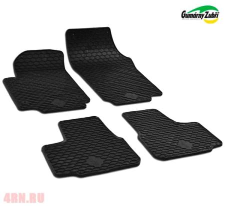 Коврики салона Gumarny Zubri резиновые для Skoda Citigo (2011-2017) № ST 32-00348