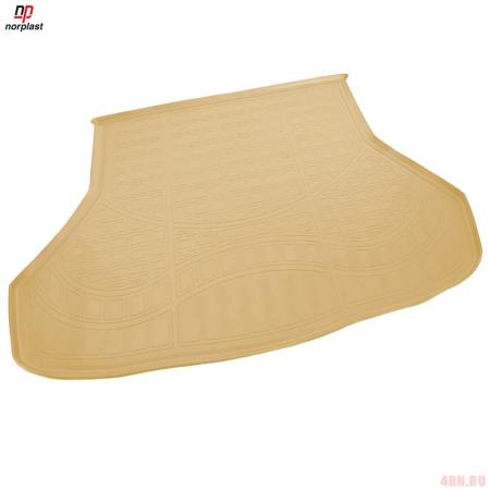 Коврик в багажник Norplast бежевый для Kia Cerato седан (2013-2018) № NPA00-T43-070-B