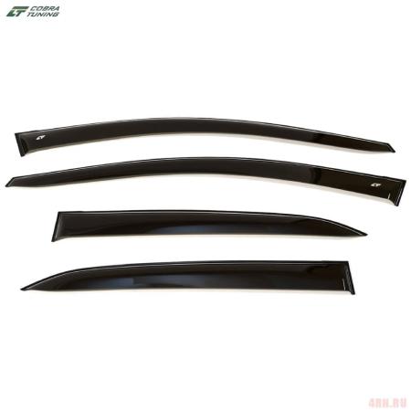 Дефлекторы боковых окон Cobra EuroStandart для Toyota Corolla седан (2013-2018) № TE27313
