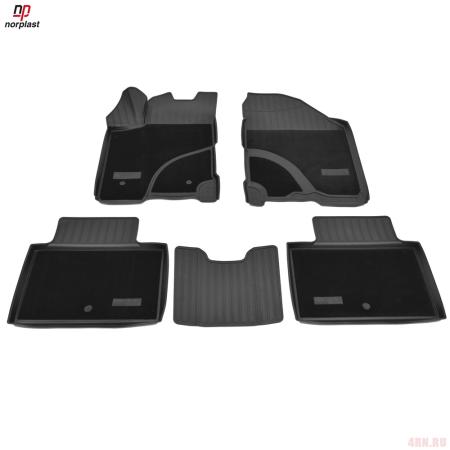 Коврики салона комбинированные 3D для Lada (ВАЗ) Lada Vesta FL (2022-2025) № NPA11-C94-720-CM