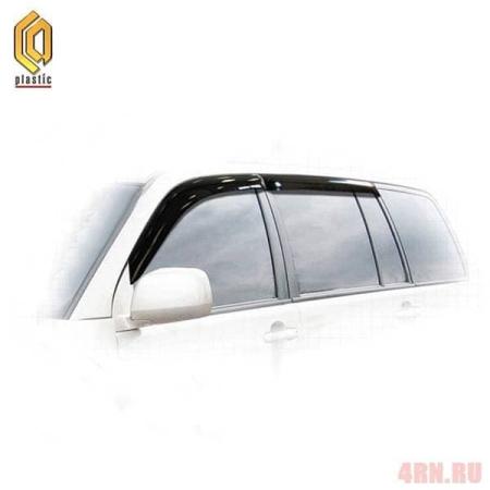 Дефлекторы окон CA Plastic Classic полупрозрачные для Toyota Highlander (1998-2007) № 2010030304298