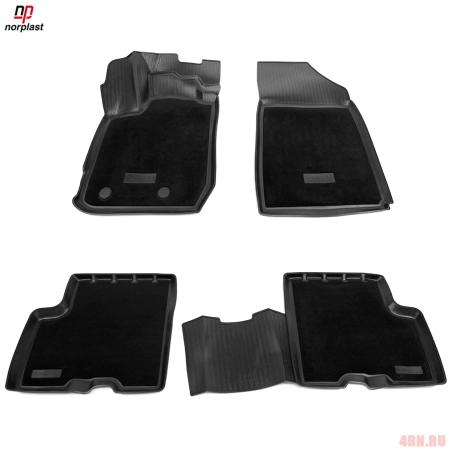 Коврики салона Norplast 3D комбинированные для Renault Arkana (2019-2025) № NPA11-C69-025-CM