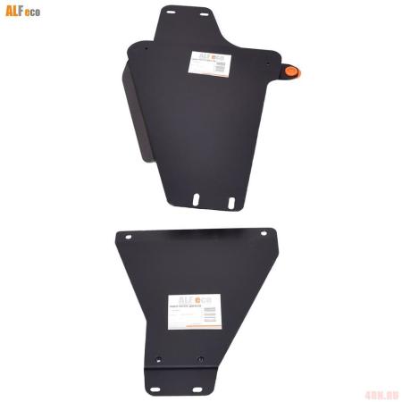 Защита КПП и раздаточной коробки для Chevrolet Niva (2002-2009) № ALF0308
