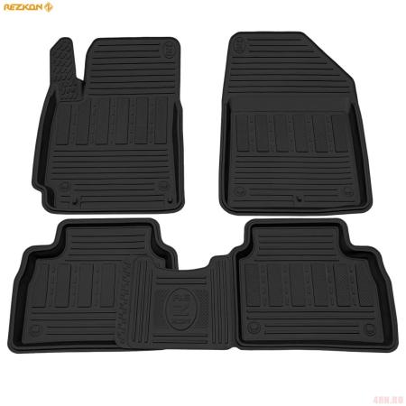 Коврики салона Rezkon резиновые для Hyundai Elantra (2016-2020) № 1020015400
