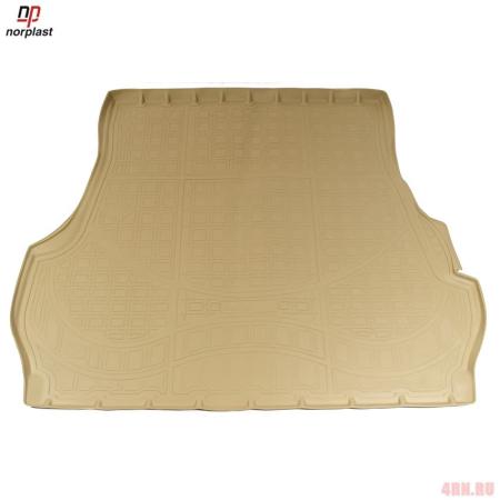 Коврик в багажник Norplast бежевый для Toyota Land Cruiser 200 5 мест (2007-2011) № NPA00-T88-500-B