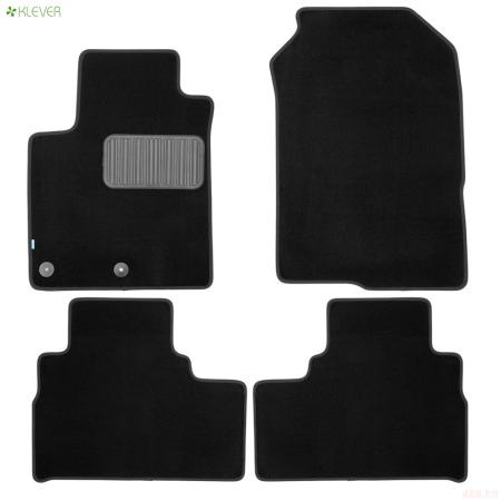 Коврики салона текстильные Premium для Jetour T2 (2023-2025) 4WD, 4 шт. № KLEVER0312700622110kh