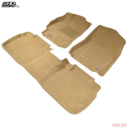 Коврики салона Sotra Liner 3D Lux бежевые для Toyota Camry (2011-2017) № ST 74-00005