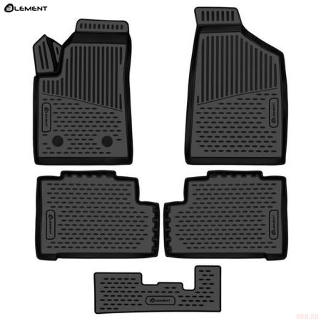 Коврики 3D салона для SWM G05 Pro (2023-2025) 5 шт. № ELEMENT3DAN0644210k