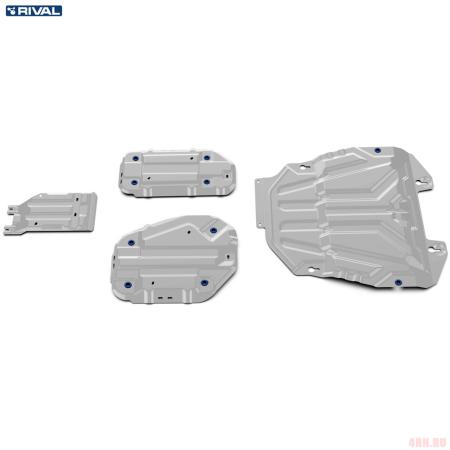 Защита двигателя, КПП, топливного бака и редуктора для Lexus NX (250) (2021-2025) 5 частей № K333.9534.1