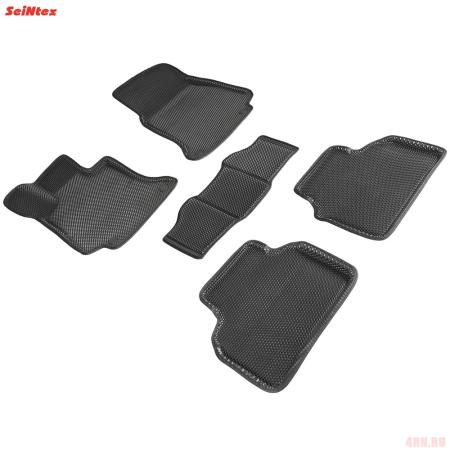 Коврики салона Eva 3D "соты" для Mercedes E-Сlass (W213) (2016-2025) № 95365