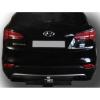 Фаркоп Лидер Плюс усиленный с кованым фланцевым шаром для Kia Sorento 2 (2012-2018) № H224-F